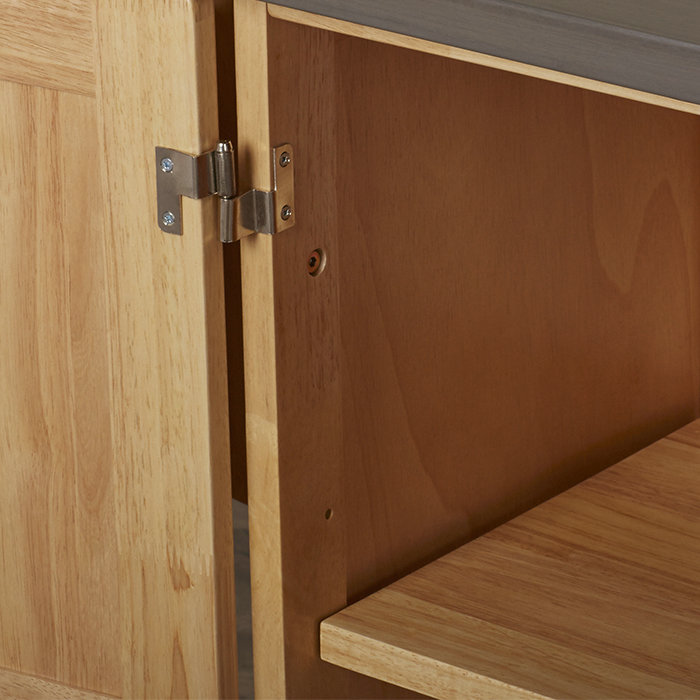 Red Barrel Studio® Kinch 52.5'' Wide Rolling Kitchen Cart with